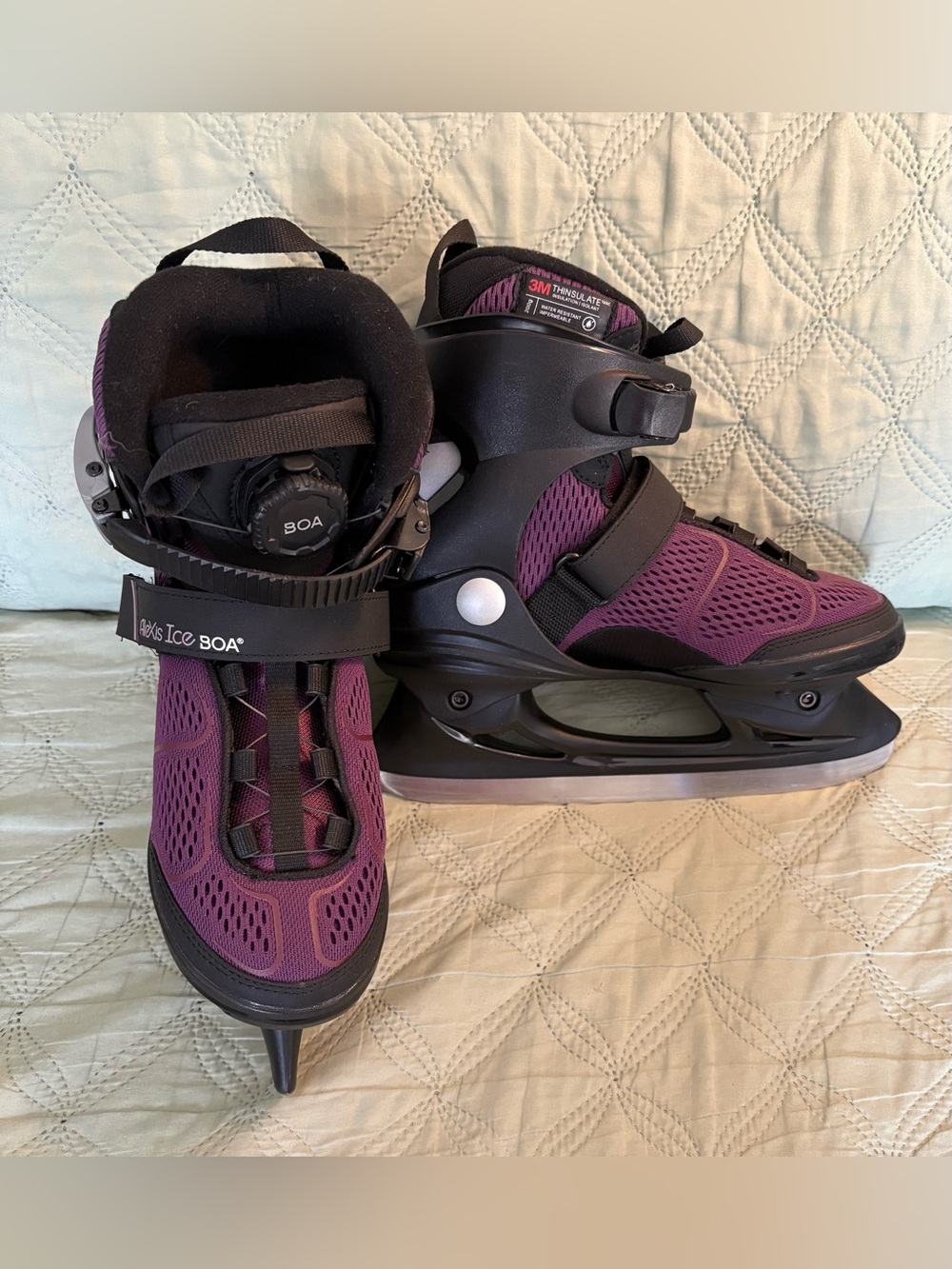K2 Women's Ice Skates in Deep Plum - Size 7